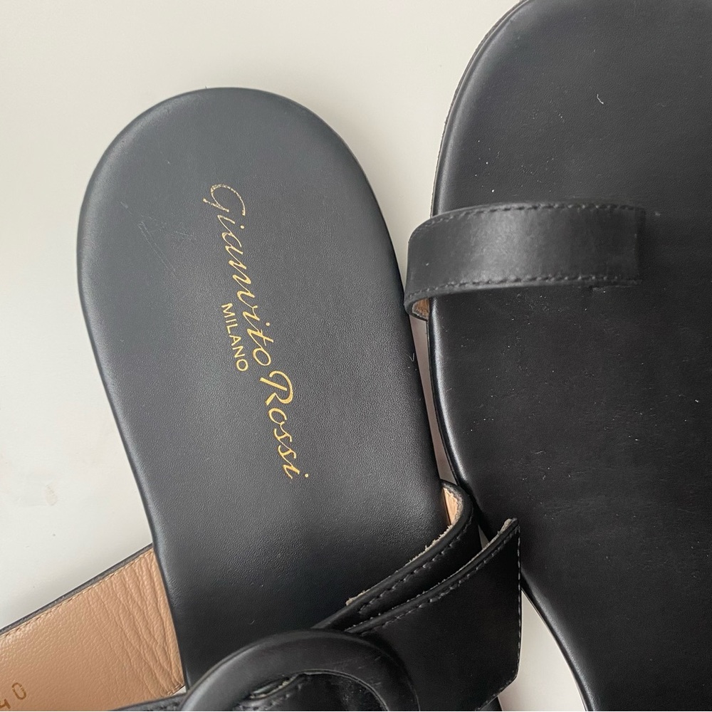 Gianvito Rossi Flat Sandals Toe Ring - image 2